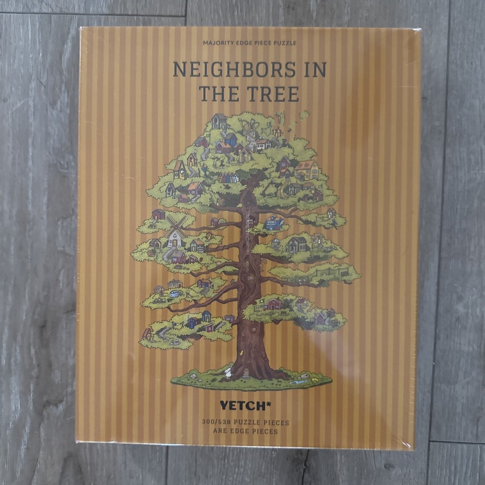 Majority Edge Puzzle Neighbors In The Tree 300/538 Pieces New Sealed